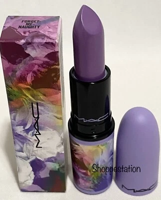 MAC Botanic Panic Collection Matte Lipstick Shade FORGET ME NAUGHTY New In Box - Image 1 of 4