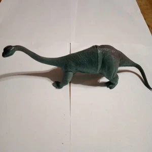 Dinosauro giocattolo vintage imperiale plastica Brontosauro 1985 viola - Foto 1 di 7