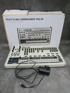 A BEHRINGER RHYTHM DESIGNER RD-9 DRUM MACHINE WITH BOX & ADAPTER *NOT WORKING* - Picture 1 of 16