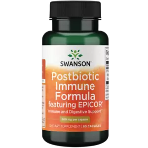 Swanson Postbiotic Immune Formula Featuring Epicor 500 mg 60 Caps - Picture 1 of 6