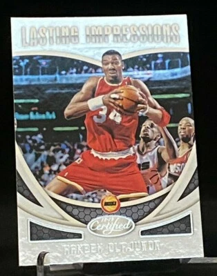 2018-19 Certified Lasting Impressions #LI-2 Hakeem Olajuwon Houston Rockets - Image 1 of 2