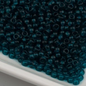 Toho Seed Beads 8/0 Blue Zircon Transparent 15g #7BD 10642115 - Picture 1 of 1