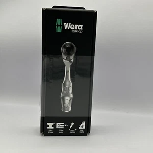 Wera 8001 A Zyklop Mini 1 Bit 1/4" Drive Ratchet Socket Wrench 05073230001 - Picture 1 of 5