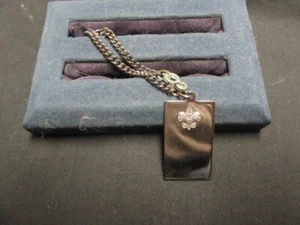 Emblema Scout Etiqueta de Perro con Cadena Pequeña GA8 - Imagen 1 de 2
