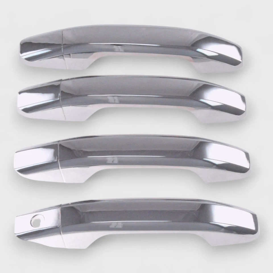 Patented Snap-On Chrome Door Handle Cover for 14-18 Chevy Silverado 1500 - Image 1 of 4