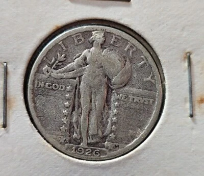 1926S/ 1927S/ 1928S/ 1929S Standing Liberty Quarter Set, F-VF, RARE FIND! - Image 1 of 4