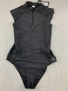 BODY GLOVE Manny Paddelanzug einfarbig 1-teilig Badeanzug Gr. M schwarz Reißverschluss vorne Surfer - Bild 1 von 14
