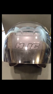 HJC A-3 Silver 1/2 Motorcycle helmet Size XS DOT - Picture 1 of 4