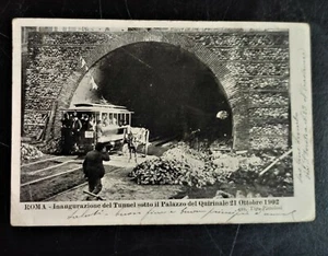 1902 ROME inauguration tunnel under the quirinal palace SPECIAL CANCELLATION - Picture 1 of 2