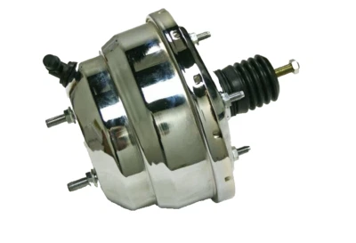 Chevy 8" Doble Potencia Freno Booster CROMO Chevrolet Coche Pickup Camioneta Hot Rod Foto 1 de 3