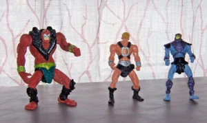 2003 Mattel McDonalds MOTU He-Man Skeletor & Beast Man Actionfiguren - Bild 1 von 5
