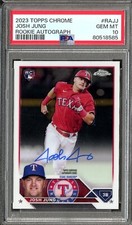 2023 Topps Chrome Josh Jung RC Auto PSA 10 Gem Mint #RAJJ Rookie