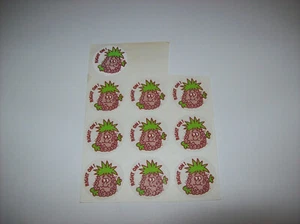 Vintage Trend Scratch Sniff seltene Aufkleber, ANANAS direkt drauf! +Bonus, *matt - Bild 1 von 10
