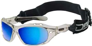DIRTY DOG CURL 11 POLARISED WET GLASS SUNGLASSES 53113 WATER SPORT CLEAR / BLUE - Picture 1 of 2