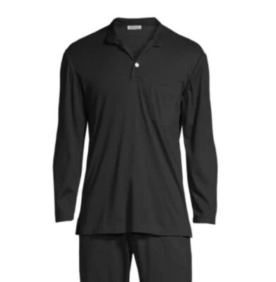 Nuevo Con Etiquetas Kiton Negro Algodón/Cachemira Polo Sin Cuello Talla S $1875.00 Foto 1 de 4