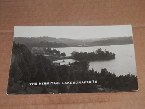 LAKE BONAPARTE NY - 1907 GEBRAUCHTE ECHTFOTO POSTKARTE RPPC - DIE EINSIEDELEI - Bild 1 von 2