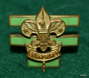 VINTAGE BOY SCOUT - SENIOR PATROL LEADER PIN - SCREW BACK - Picture 1 of 2