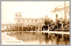 The Lagoon San Diego Panama-California Exposition 1915-1916 RPPC UNP Postcard - Picture 1 of 2