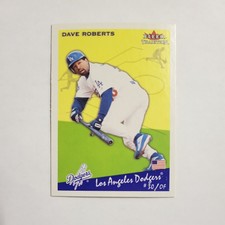 2002 Fleer Tradition Update Dave Roberts #U252 Los Angeles Dodgers 