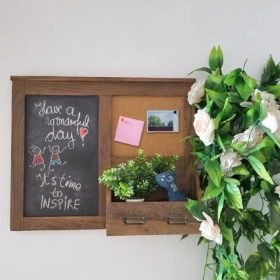 Armario Organizador Mueble Madera Pizarra Llaves Decoración Interior Armario Foto 1 de 4