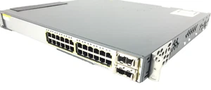Cisco Catalyst WS-C3750E-24TD-S R4 Switch L3 Managed 24x10/100/1000 - Picture 1 of 2