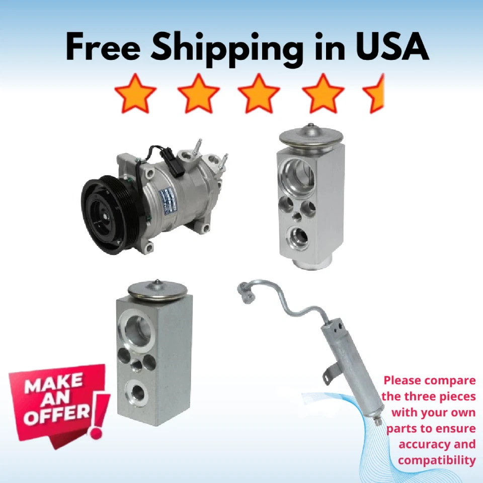 Kit Compresor A/C Fit Jeep Commander 2006-2008 Foto 1 de 1