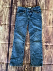 Levi's Boy's Bootcut Regular Adjustable Waist Blue Denim Jeans Size: 7 - Picture 1 of 6