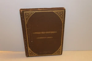 Poems and Sketches Signed by the Author Carence Eastman Stone 1883 HB - Picture 1 of 8