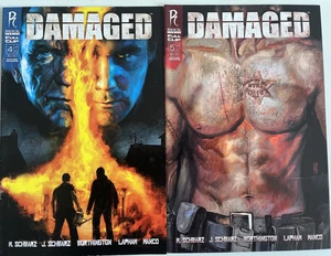 DAMAGED. NUMBER'S 4-5. (2 ISSUE 2011-12 LOT). RADICAL COMICS. MATURE READERS. - Imagen 1 de 11