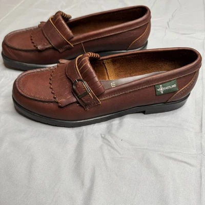 Mocasines Kiltie Original Vintage Eastland Mujer 8.5 Cuero Marrón EE. UU. 80 Años 90 Foto 1 de 4