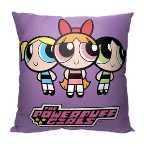 Powerpuff Girls Multi-Colored Throw Pillow Trio - Cozy Knit Design - Picture 1 of 12