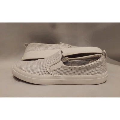 Sperry Womens White Crest Twin Gore Boat Shoes Sneakers Slip-On Size 8 - Image 1 of 4