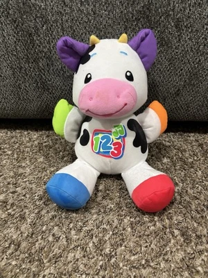 Peluche Fisher Price Laugh And Learn Vaca Musical Probado Funcionamiento 123 Foto 1 de 4