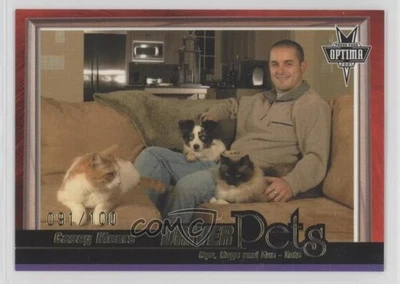 2005 Press Pass Optima Driver's Pets Gold /100 Casey Mears #G71 - Image 1 of 2