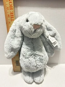 Jellycat BASHFUL BEAU Blue BUNNY - Medium 12" - Retired - Brand New with Tags - Picture 1 of 6