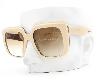 Gafas de sol Dolce Gabbana beige marrón claro sobre leopardo DG 4414 3381/13 con estuche Foto 1 de 4