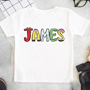 Custom Back to School Shirt for Kids – First Day Personalized Toddler Tee - Picture 1 of 5