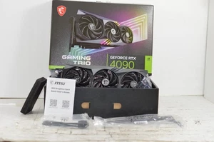 MSI GeForce RTX 4090 GAMING TRIO 24GB GDDR6X Graphics Card Bracket & 12VHPWR - Afbeelding 1 van 21