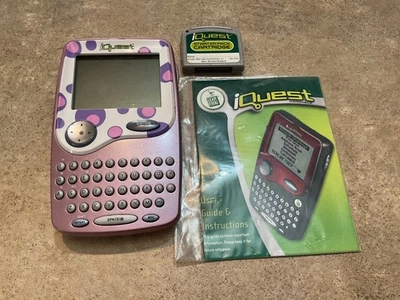 LeapFrog iQuest Handheld Talking Game - Educational Starter Cartridge & Guide - Image 1 of 4