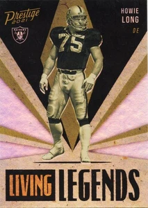 Howie Long 2021 Panini Prestige Living Legends #LL-23 RAIDERS - Picture 1 of 2