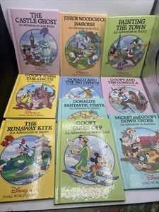 Disney’s Small World Library Hardcover Book Set Of 10 Grolier Vintage - Picture 1 of 19
