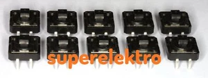 10x Taster 12x12x7mm, Durchsteckmontage THT - Bild 1 von 1