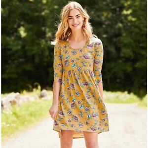 Matilda Jane A Place In The Sun Yellow Floral A Line High Low Dress Size S