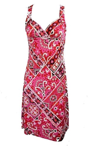 UNDERCOVER Abito donna vintage Moda International by Victoria Secret maglia colorata taglia 8