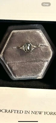 black and white diamond wedding ring set - Image 1 of 4