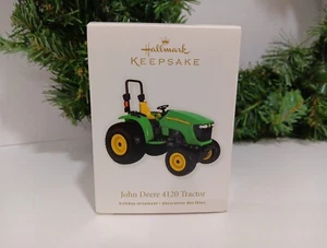 Hallmark Keepsake Ornament John Deere 4120 tractor 2012 - Imagen 1 de 3