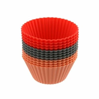 Dr. Oetker 12er Set Muffinförmchen Cupcake Backform Silikonform Kuchenform  - Bild 1 von 4