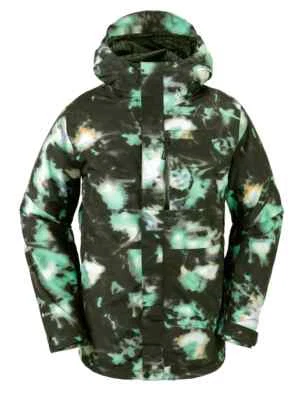 VOLCOM L GORE TEX SNOWBOARD JACKET - SPRITZ BLACK - 2024 - Image 1 of 4