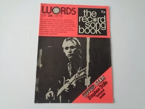 WORDS - RECORD SONG BOOK - AUGUST 1972 - STEPHEN STILLS, ALLAN CLARKE - Picture 1 of 3
