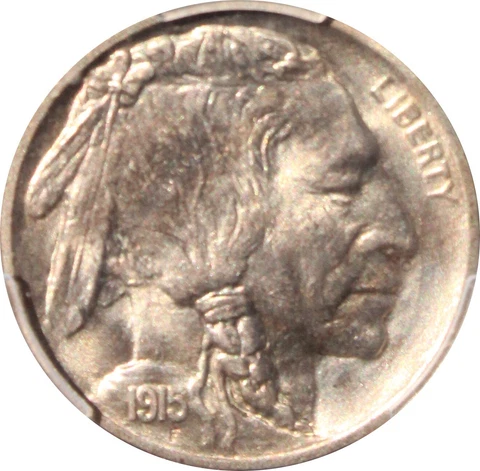 1915 MS65 Buffalo Nickel, PCGS 438665314, CAC Cover